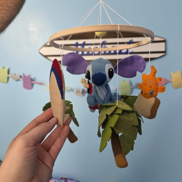 Lilo & Stitch Nursery Mobile - ONE OF A KIND - Picture 5 of 7